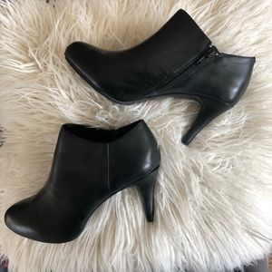 Me Too Black High Heel Ankle Boots